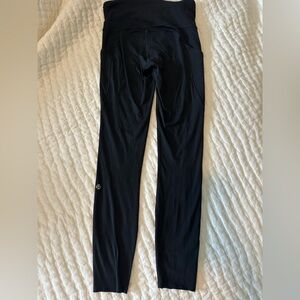 Lululemon leggings, Fast and free high rise tight 25 inch black good condition